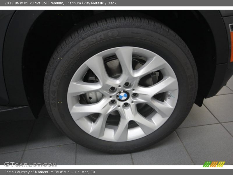 Platinum Gray Metallic / Black 2013 BMW X5 xDrive 35i Premium