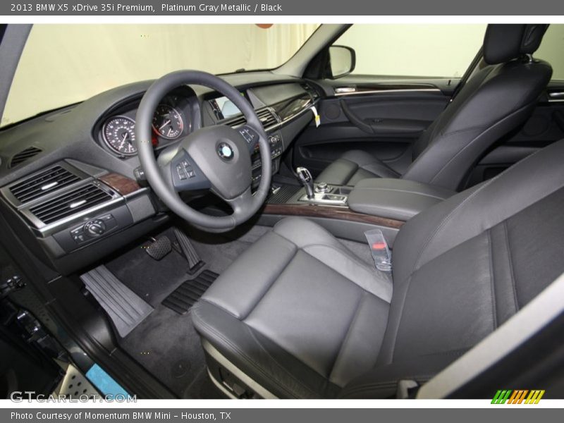 Platinum Gray Metallic / Black 2013 BMW X5 xDrive 35i Premium