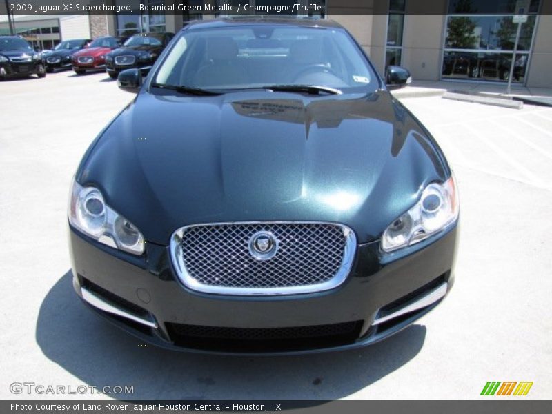 Botanical Green Metallic / Champagne/Truffle 2009 Jaguar XF Supercharged