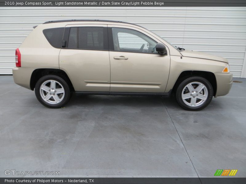 Light Sandstone Metallic / Dark Slate Gray/Light Pebble Beige 2010 Jeep Compass Sport