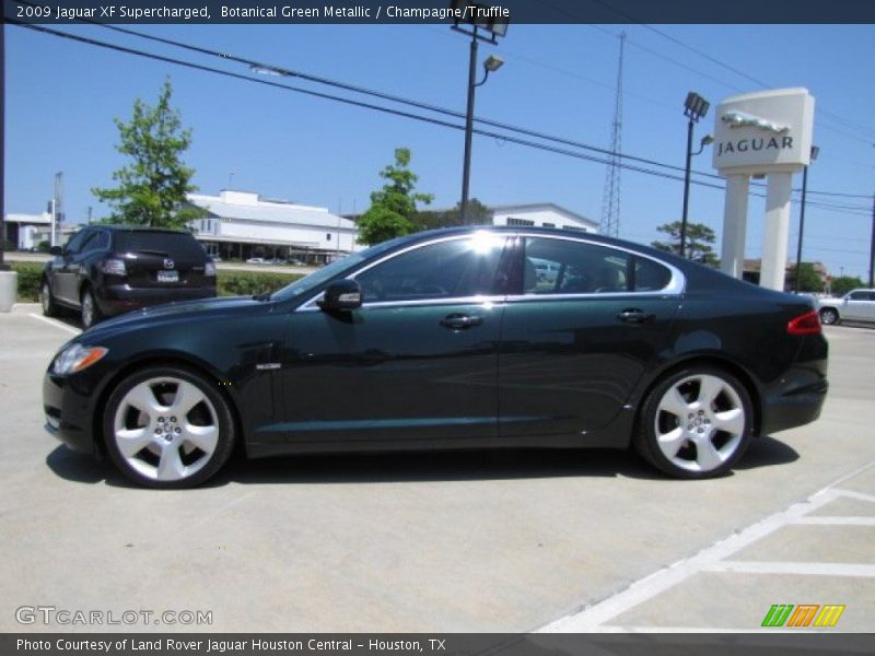  2009 XF Supercharged Botanical Green Metallic