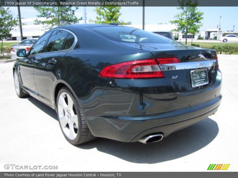 Botanical Green Metallic / Champagne/Truffle 2009 Jaguar XF Supercharged