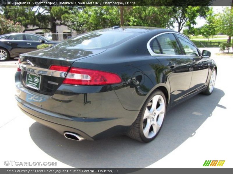 Botanical Green Metallic / Champagne/Truffle 2009 Jaguar XF Supercharged