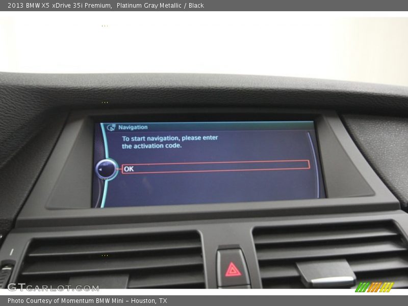 Platinum Gray Metallic / Black 2013 BMW X5 xDrive 35i Premium