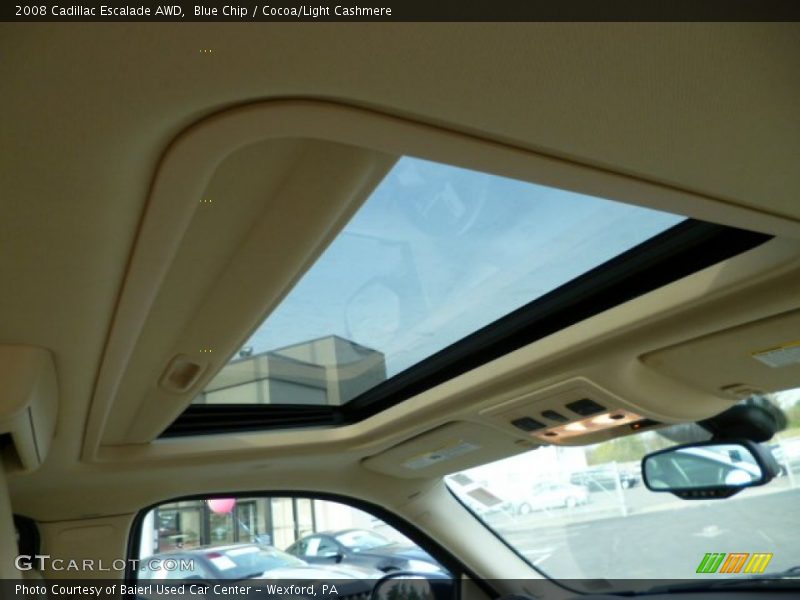 Sunroof of 2008 Escalade AWD
