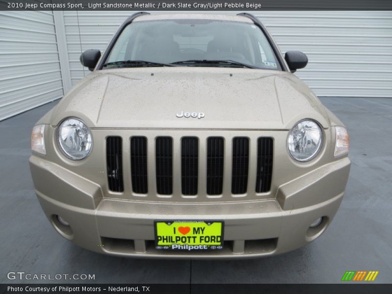 Light Sandstone Metallic / Dark Slate Gray/Light Pebble Beige 2010 Jeep Compass Sport