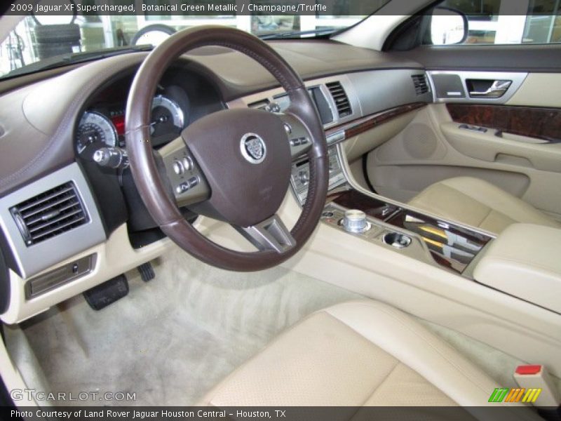 Champagne/Truffle Interior - 2009 XF Supercharged 