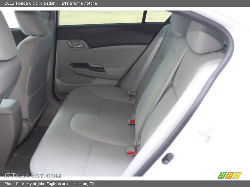 Taffeta White / Stone 2012 Honda Civic HF Sedan