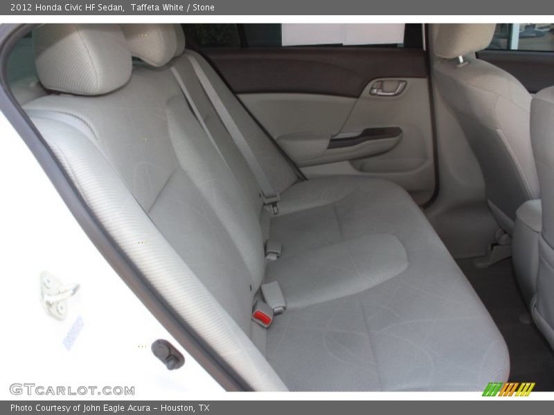 Taffeta White / Stone 2012 Honda Civic HF Sedan