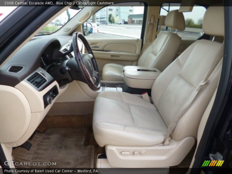 Front Seat of 2008 Escalade AWD