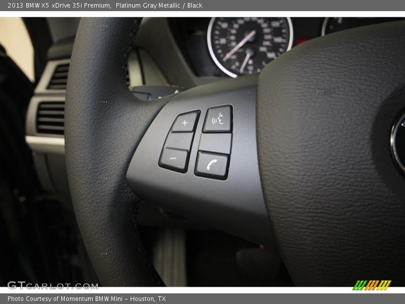 Platinum Gray Metallic / Black 2013 BMW X5 xDrive 35i Premium