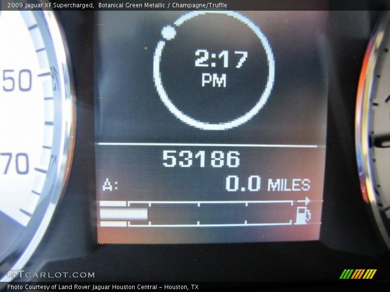 Botanical Green Metallic / Champagne/Truffle 2009 Jaguar XF Supercharged