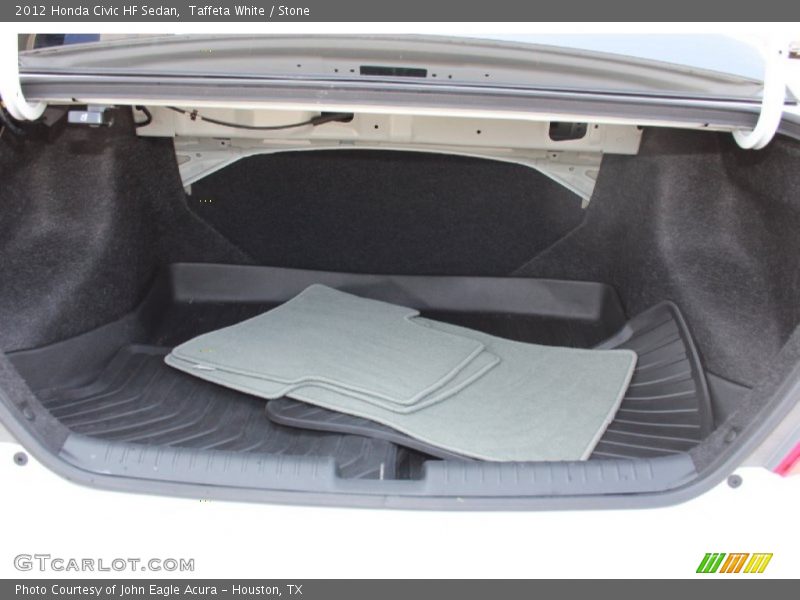 Taffeta White / Stone 2012 Honda Civic HF Sedan