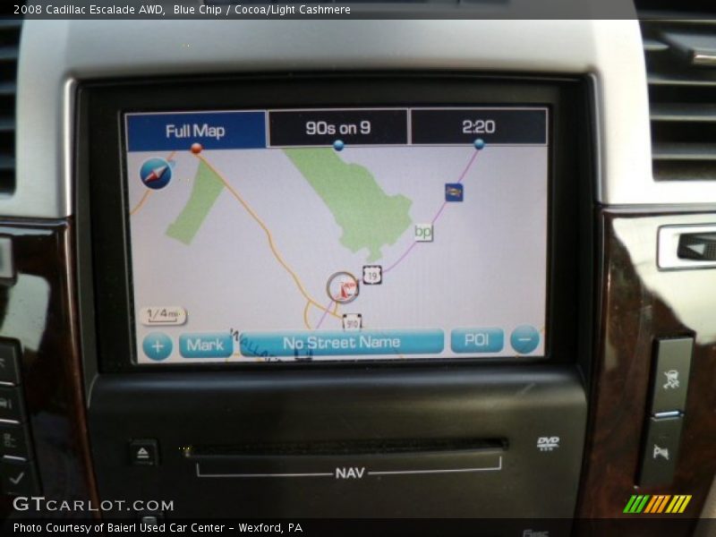 Navigation of 2008 Escalade AWD