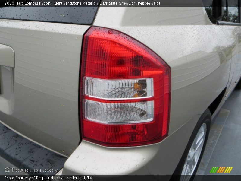 Light Sandstone Metallic / Dark Slate Gray/Light Pebble Beige 2010 Jeep Compass Sport