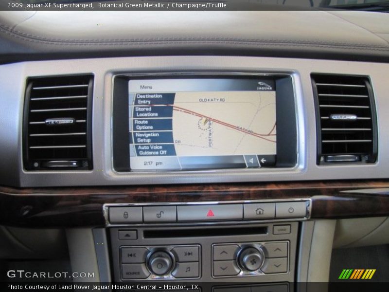 Navigation of 2009 XF Supercharged
