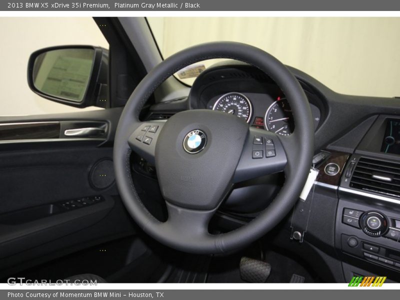 Platinum Gray Metallic / Black 2013 BMW X5 xDrive 35i Premium
