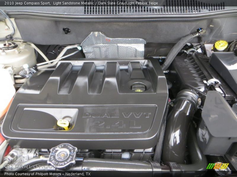 Light Sandstone Metallic / Dark Slate Gray/Light Pebble Beige 2010 Jeep Compass Sport