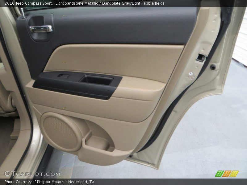 Light Sandstone Metallic / Dark Slate Gray/Light Pebble Beige 2010 Jeep Compass Sport