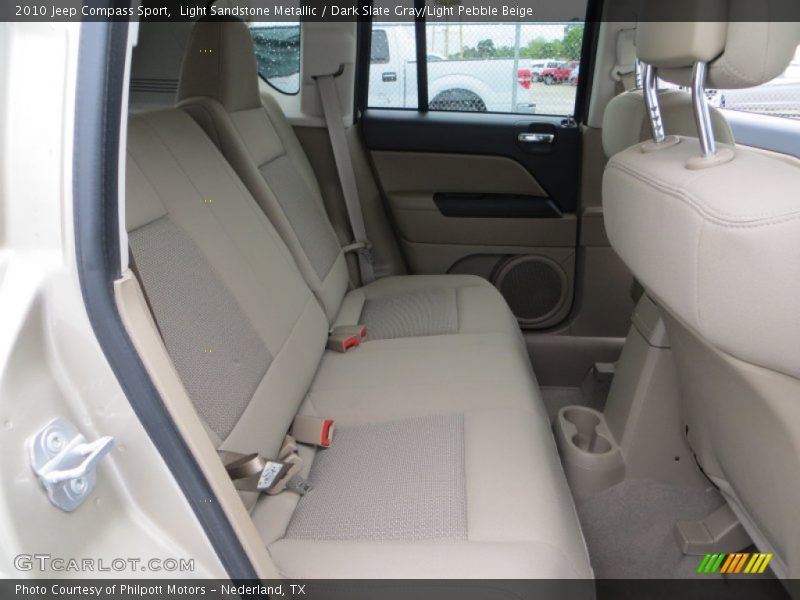 Light Sandstone Metallic / Dark Slate Gray/Light Pebble Beige 2010 Jeep Compass Sport