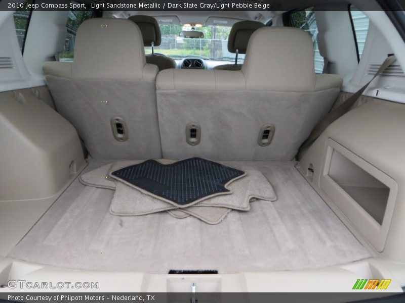 Light Sandstone Metallic / Dark Slate Gray/Light Pebble Beige 2010 Jeep Compass Sport