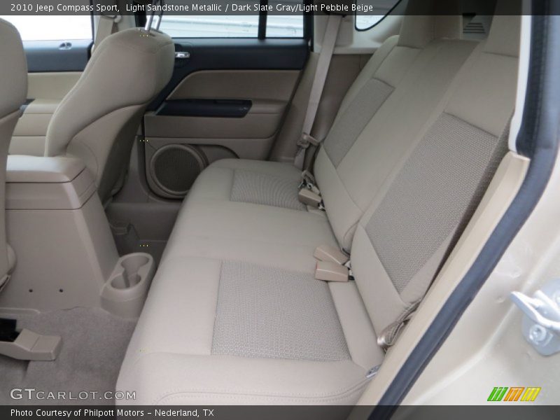 Light Sandstone Metallic / Dark Slate Gray/Light Pebble Beige 2010 Jeep Compass Sport