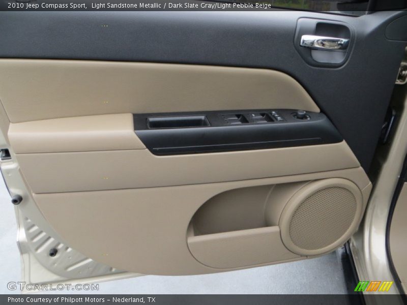 Light Sandstone Metallic / Dark Slate Gray/Light Pebble Beige 2010 Jeep Compass Sport
