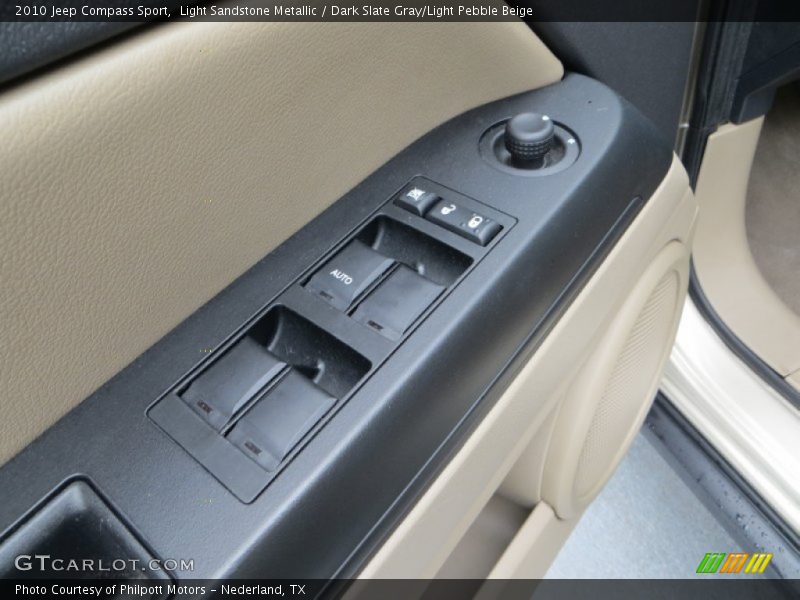 Light Sandstone Metallic / Dark Slate Gray/Light Pebble Beige 2010 Jeep Compass Sport