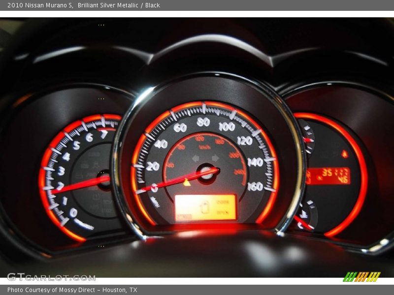 Brilliant Silver Metallic / Black 2010 Nissan Murano S