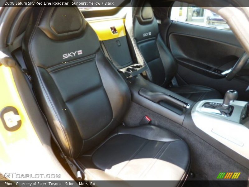 Front Seat of 2008 Sky Red Line Roadster