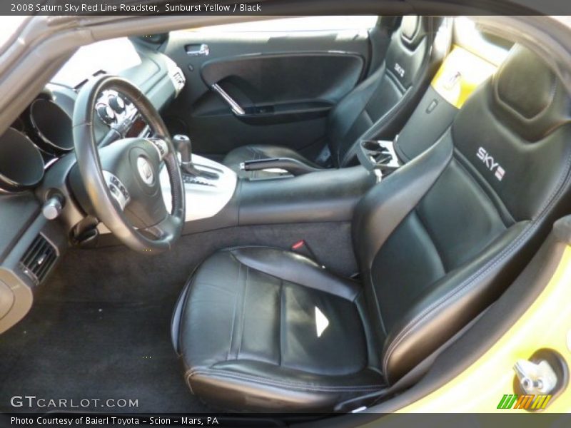  2008 Sky Red Line Roadster Black Interior