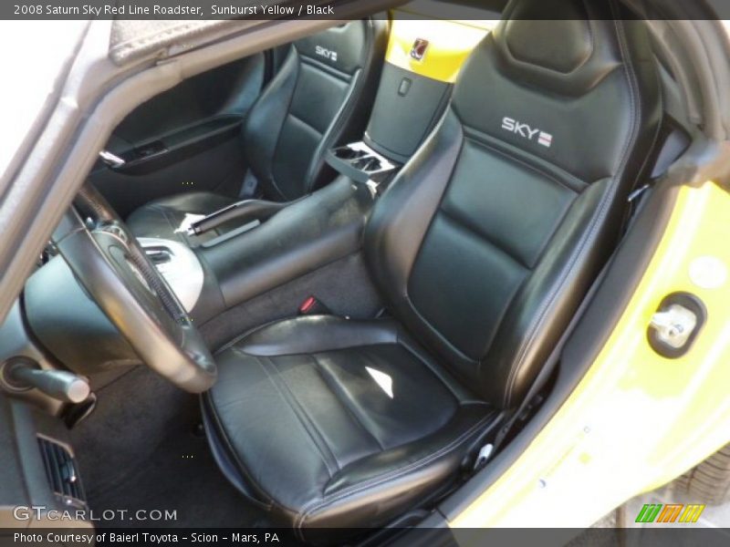 Front Seat of 2008 Sky Red Line Roadster