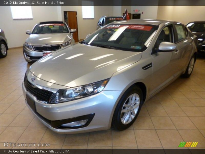 Satin Metal / Beige 2012 Kia Optima LX