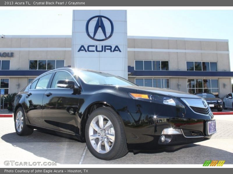 Crystal Black Pearl / Graystone 2013 Acura TL