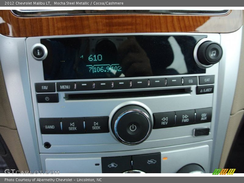 Mocha Steel Metallic / Cocoa/Cashmere 2012 Chevrolet Malibu LT