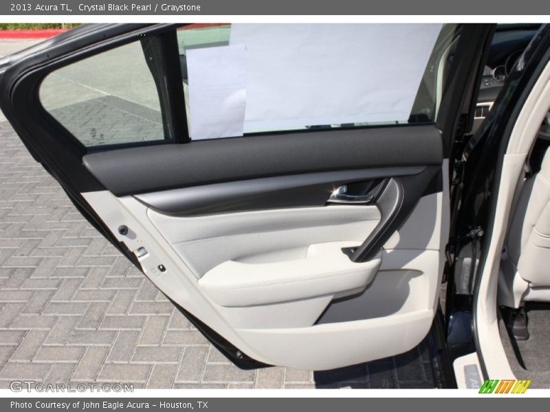 Crystal Black Pearl / Graystone 2013 Acura TL