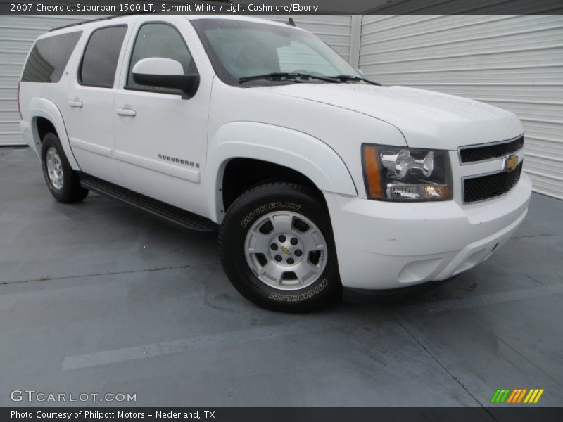 Summit White / Light Cashmere/Ebony 2007 Chevrolet Suburban 1500 LT