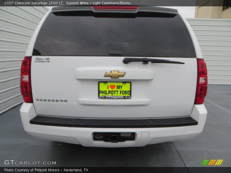 Summit White / Light Cashmere/Ebony 2007 Chevrolet Suburban 1500 LT