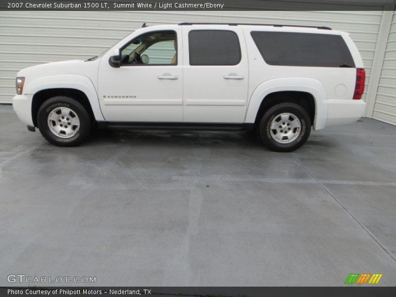 Summit White / Light Cashmere/Ebony 2007 Chevrolet Suburban 1500 LT