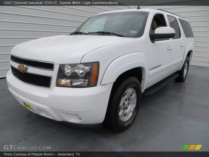 Summit White / Light Cashmere/Ebony 2007 Chevrolet Suburban 1500 LT