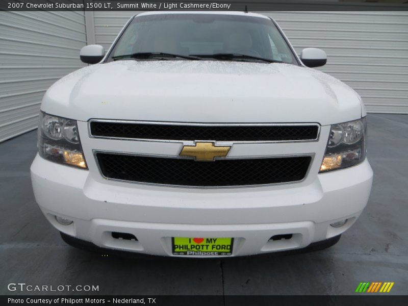 Summit White / Light Cashmere/Ebony 2007 Chevrolet Suburban 1500 LT