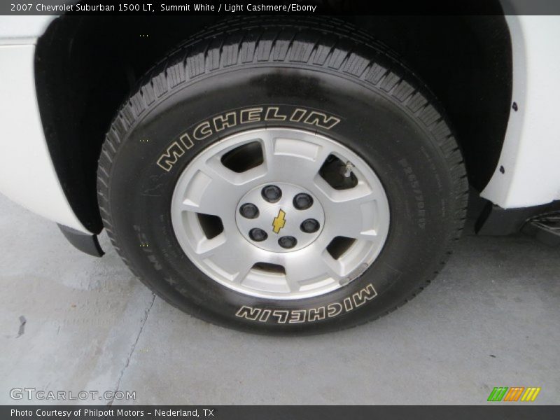 Summit White / Light Cashmere/Ebony 2007 Chevrolet Suburban 1500 LT