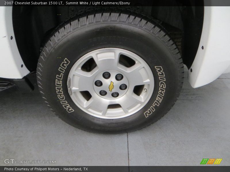 Summit White / Light Cashmere/Ebony 2007 Chevrolet Suburban 1500 LT