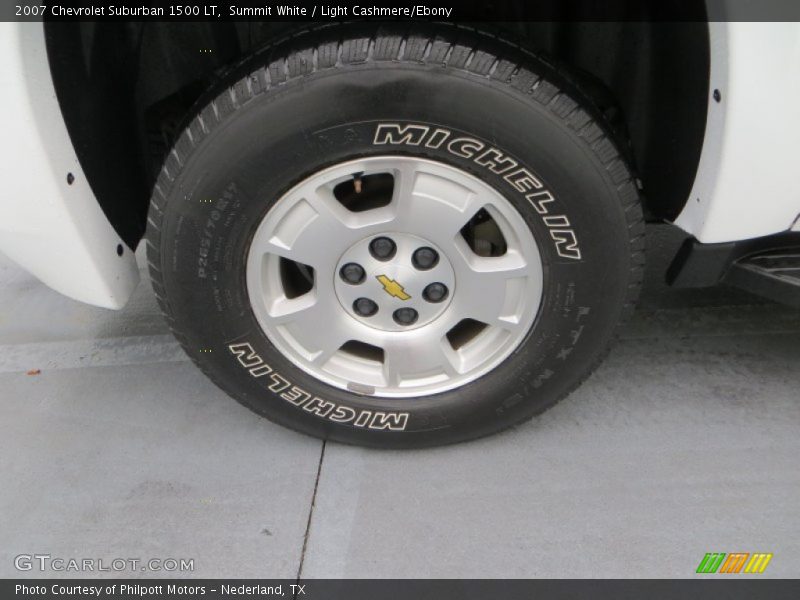 Summit White / Light Cashmere/Ebony 2007 Chevrolet Suburban 1500 LT