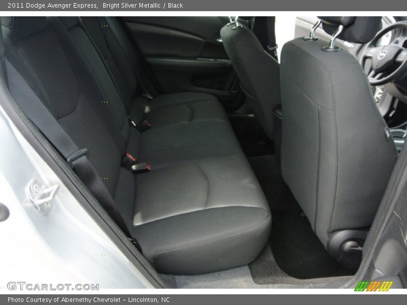 Bright Silver Metallic / Black 2011 Dodge Avenger Express