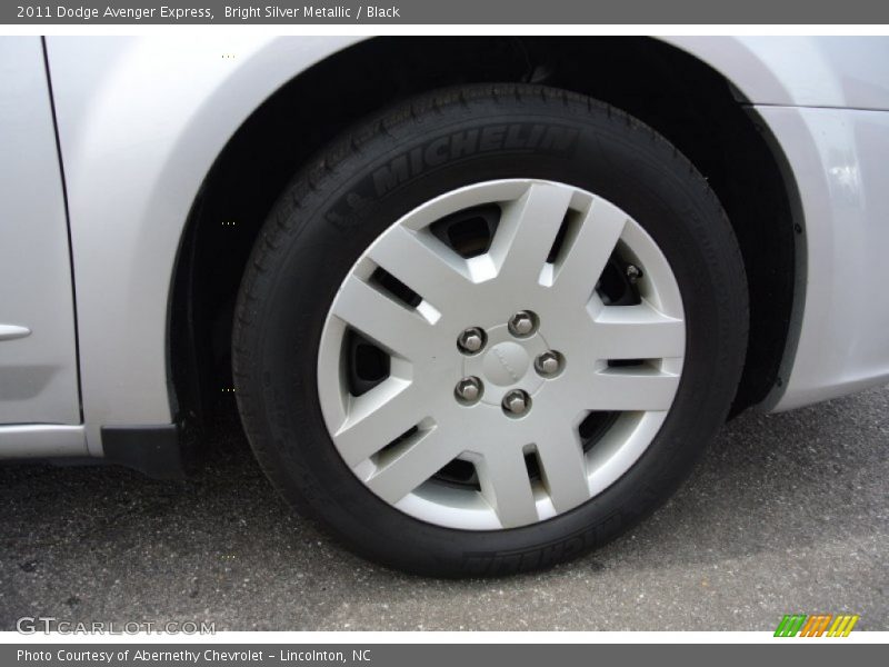 Bright Silver Metallic / Black 2011 Dodge Avenger Express