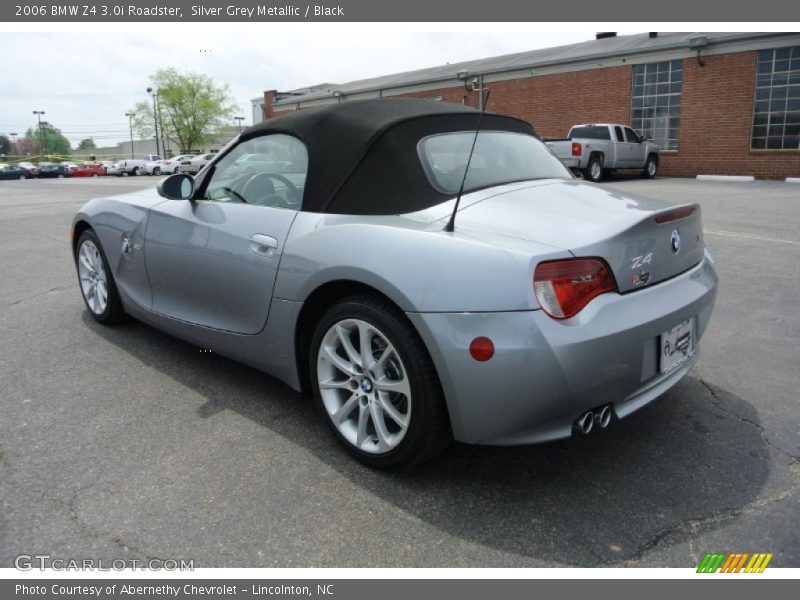 Silver Grey Metallic / Black 2006 BMW Z4 3.0i Roadster
