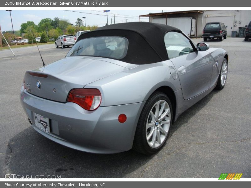 Silver Grey Metallic / Black 2006 BMW Z4 3.0i Roadster