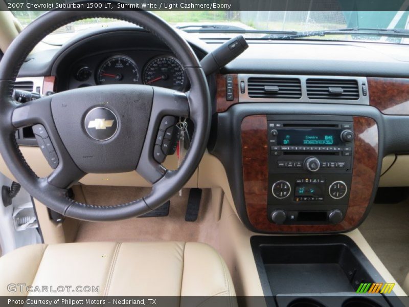 Summit White / Light Cashmere/Ebony 2007 Chevrolet Suburban 1500 LT