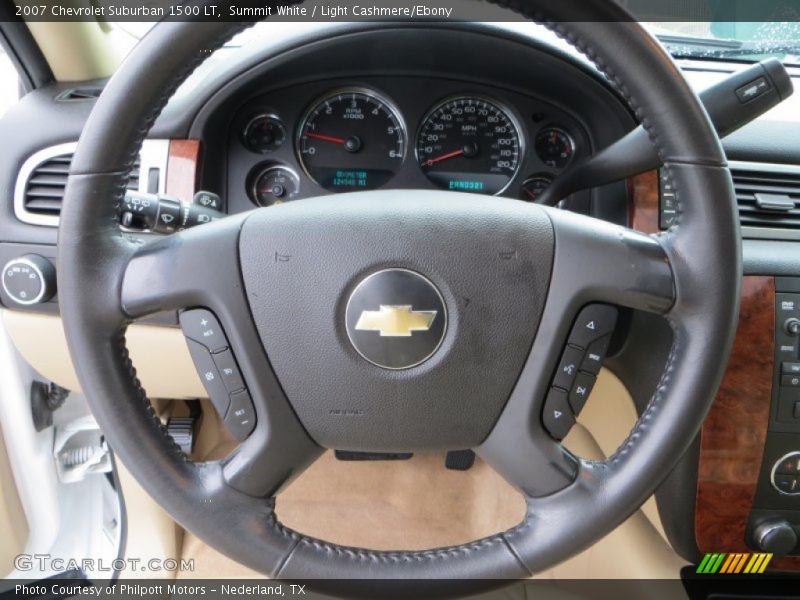 Summit White / Light Cashmere/Ebony 2007 Chevrolet Suburban 1500 LT